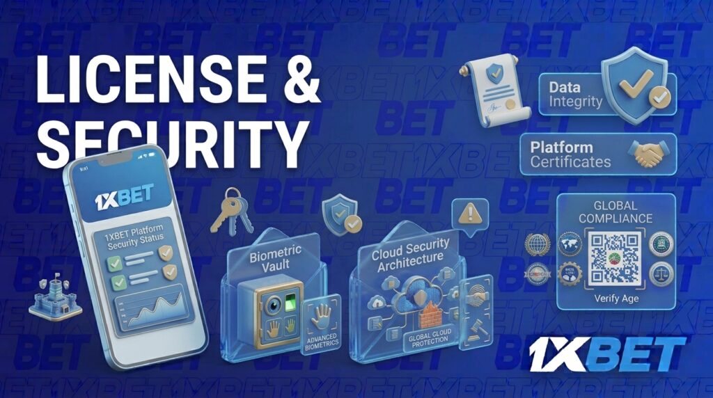 1xBet License and Security