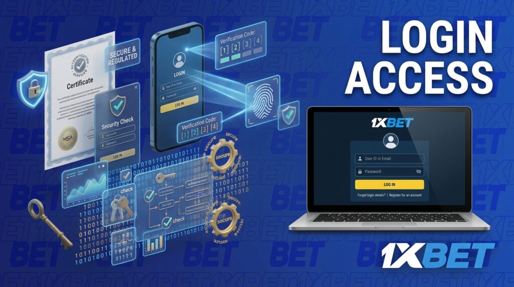 1xBet login access